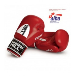 Zulassung \'Tiger\' AIBA Wettkampf Green Boxhandschuhe Hill